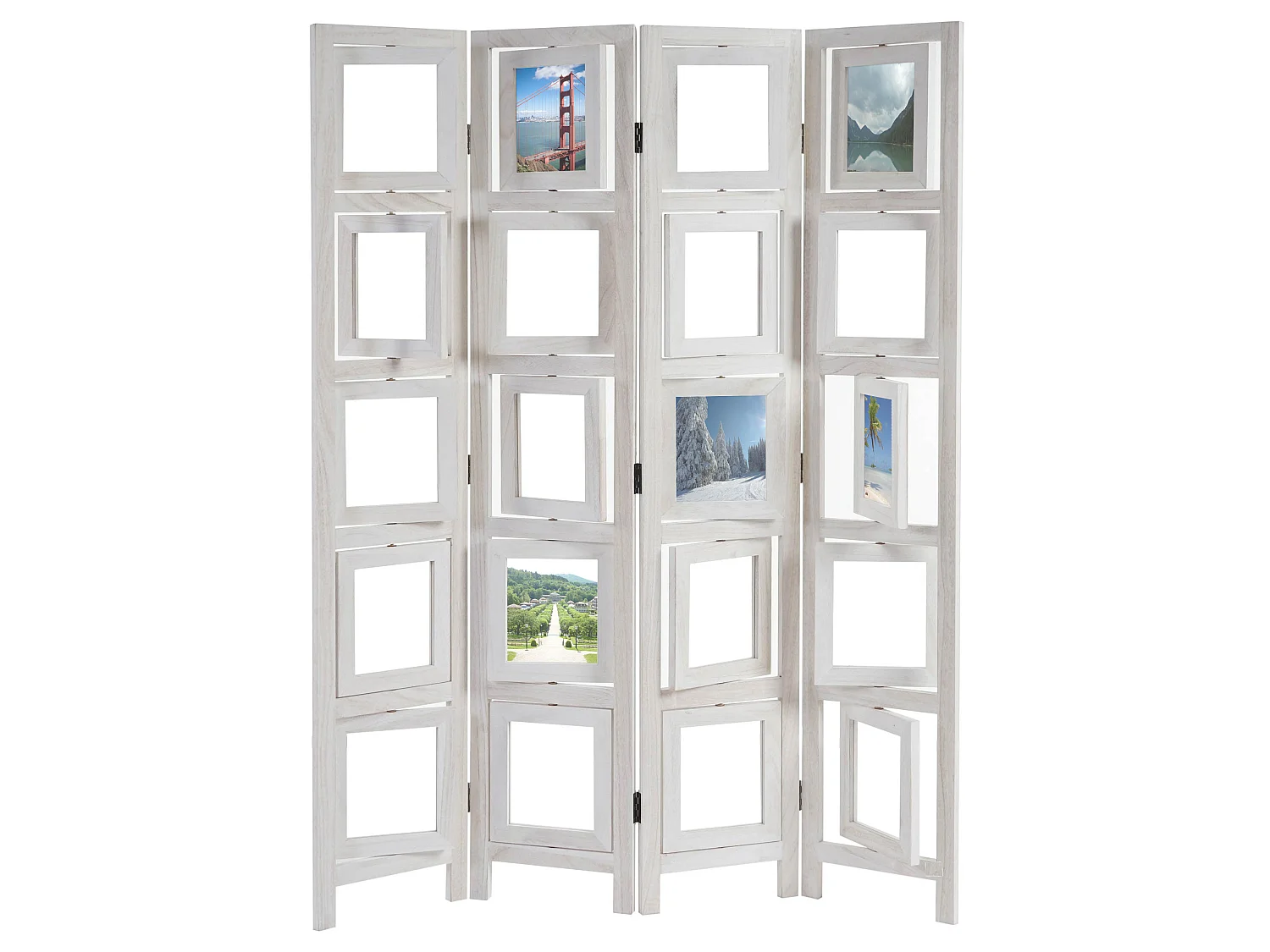 Paravent Galerie d'images II,  blanc
