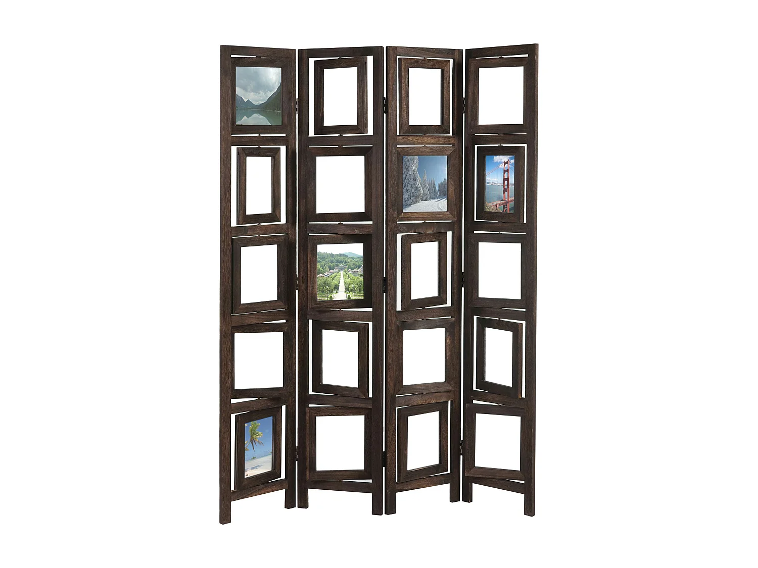 Paravent fotogalerij II,  bruin