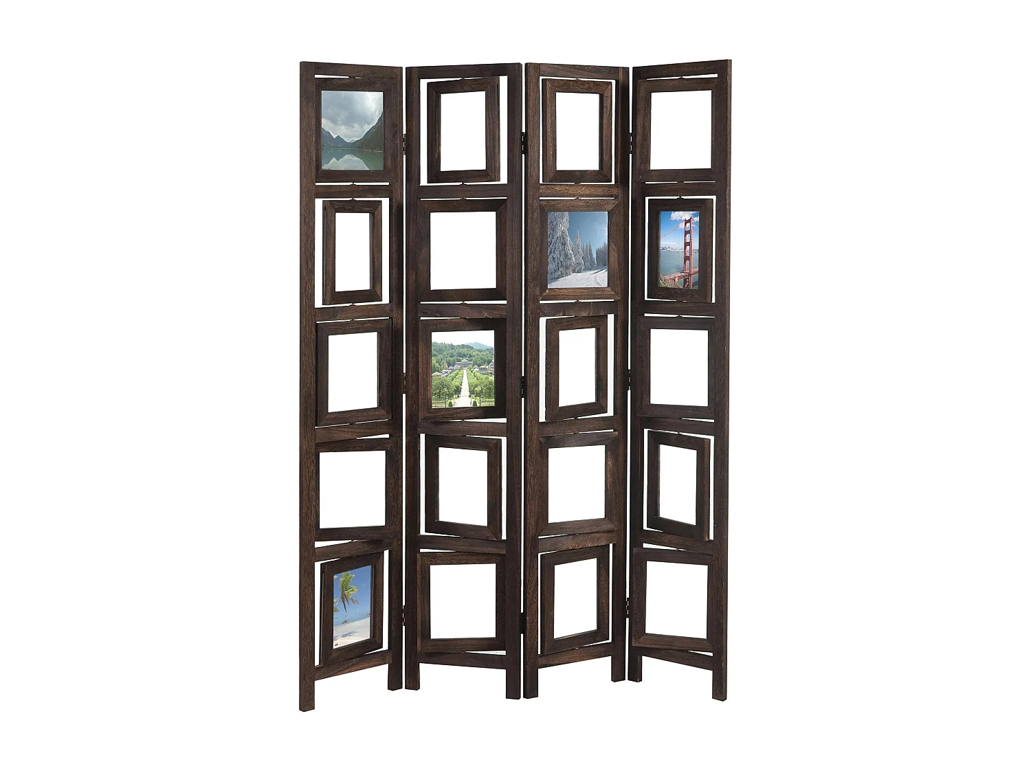 Paravent Galerie d'images II,  marron