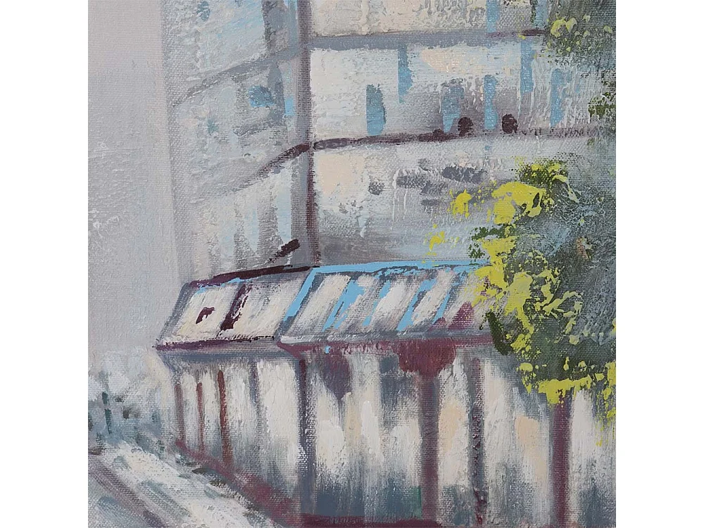 Ölgemälde Ortschaft handgemalt