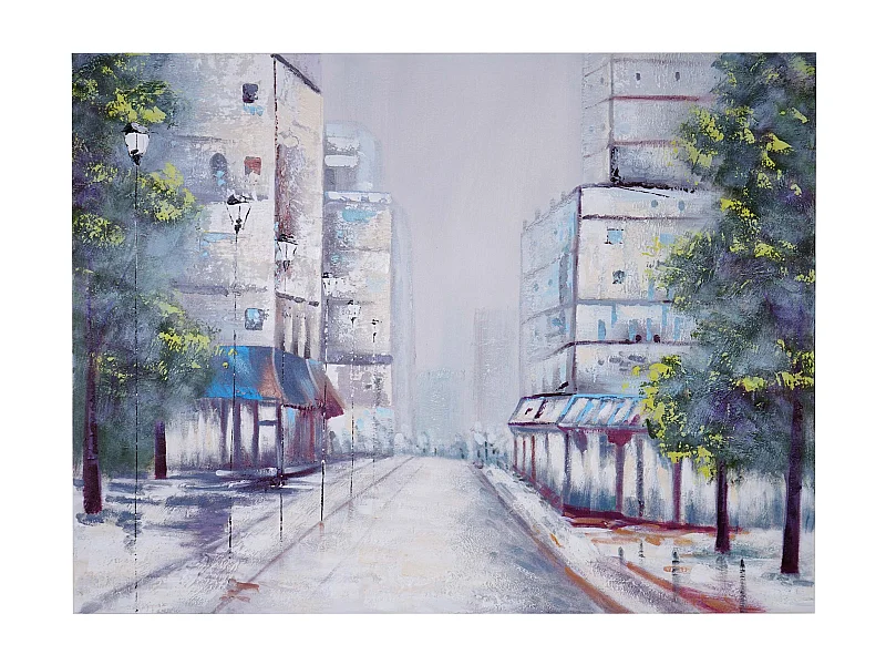 Ölgemälde Ortschaft handgemalt