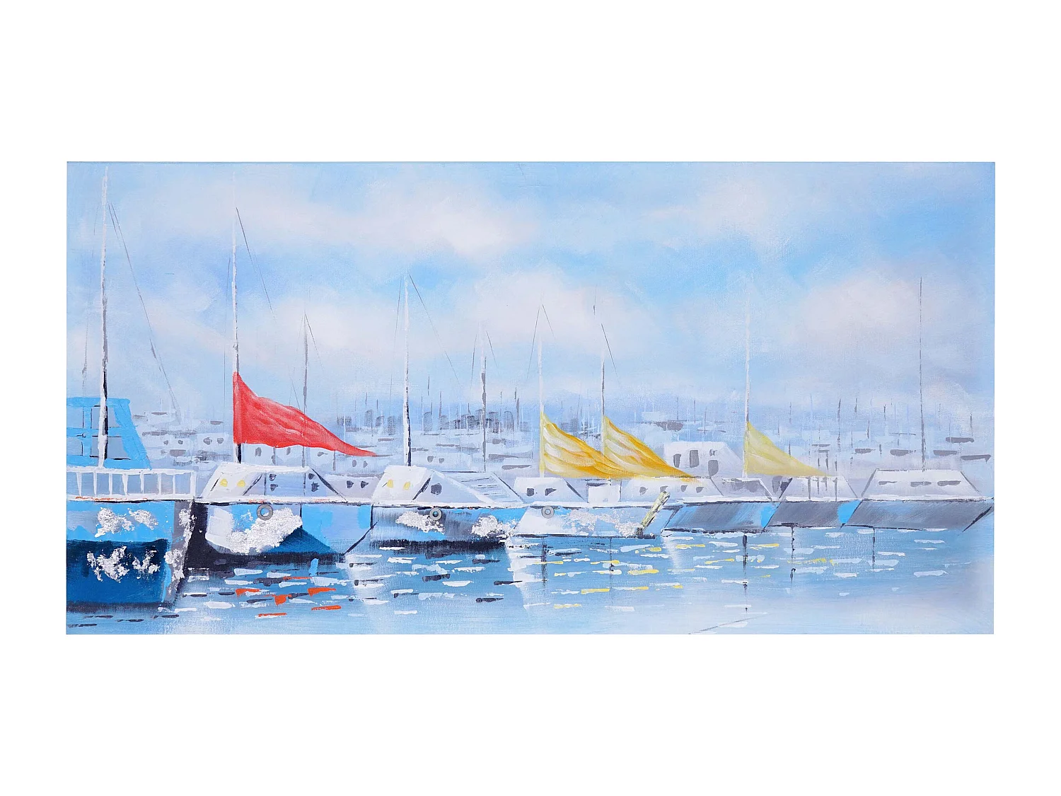 Ölgemälde Boote handgemalt