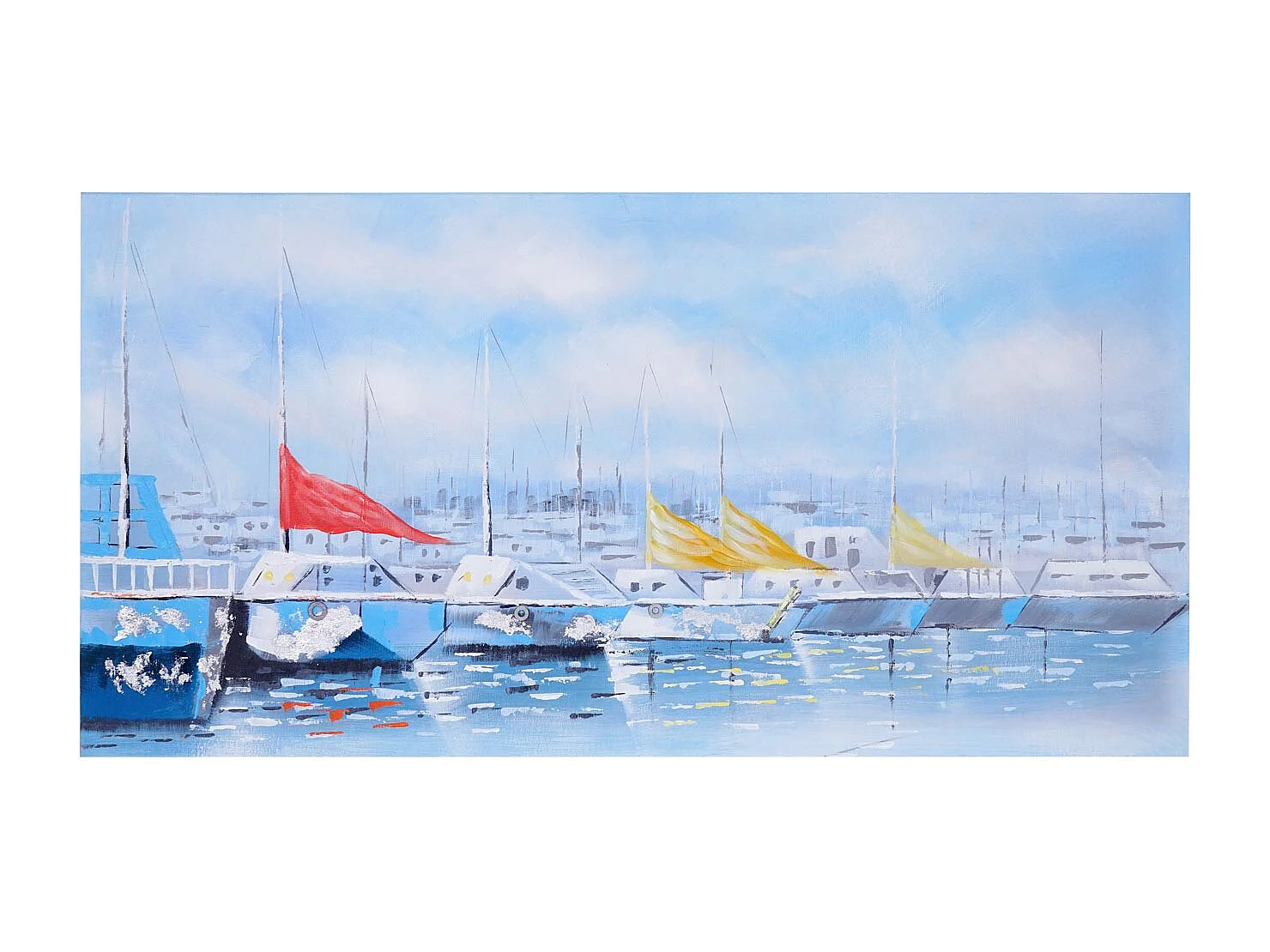 Ölgemälde Boote handgemalt