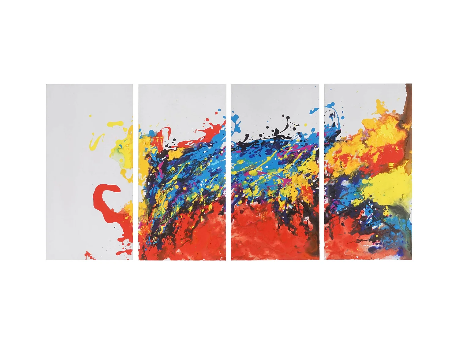 Peinture à l'huile Wave réalisée à la main