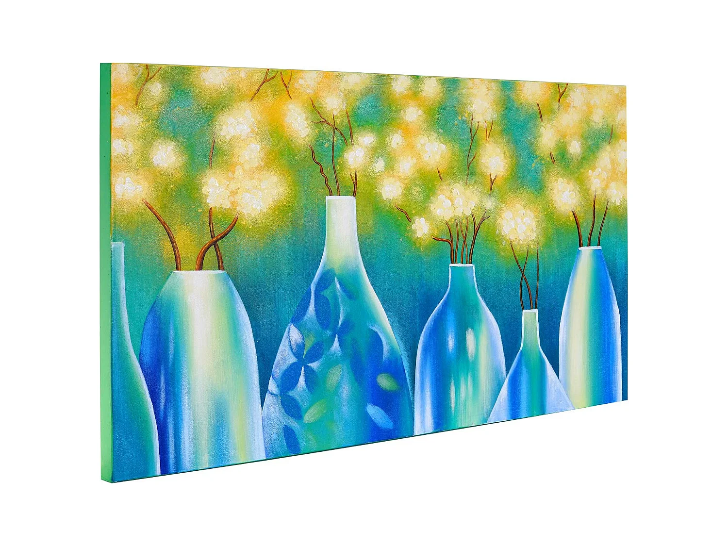 Olieverfschilderijen vazen handgeschilderd