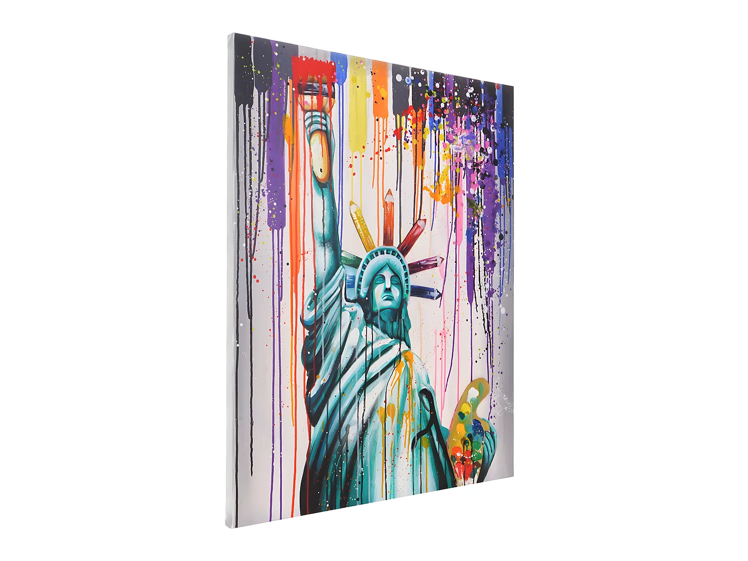 Olieverfschilderij Vrijheidsbeeld, handgeschilderd