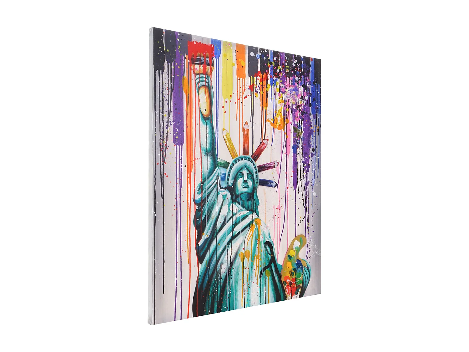 Ölgemälde Freiheitsstatue handgemalt