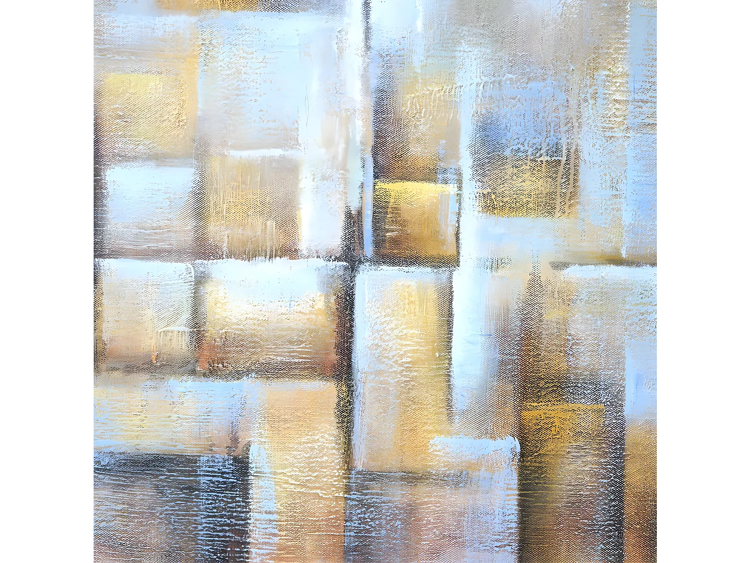 Olieverfschilderijen Cubes, handgeschilderd