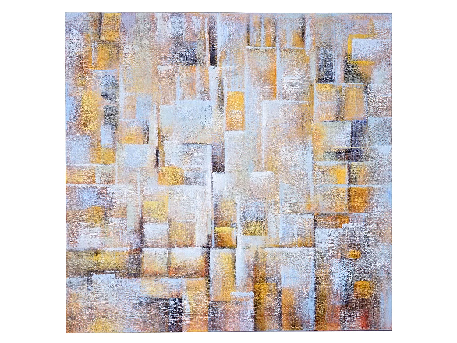 Peinture à l'huile Cubes peinte à la main