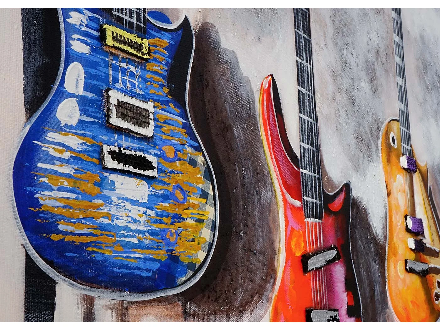 Ölgemälde Gitarren handgemalt