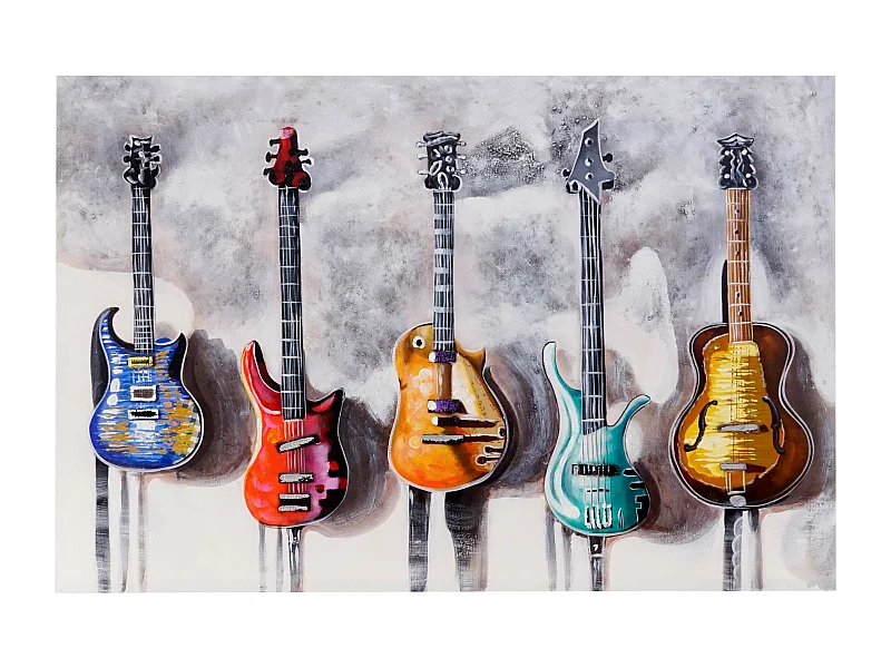 Ölgemälde Gitarren handgemalt