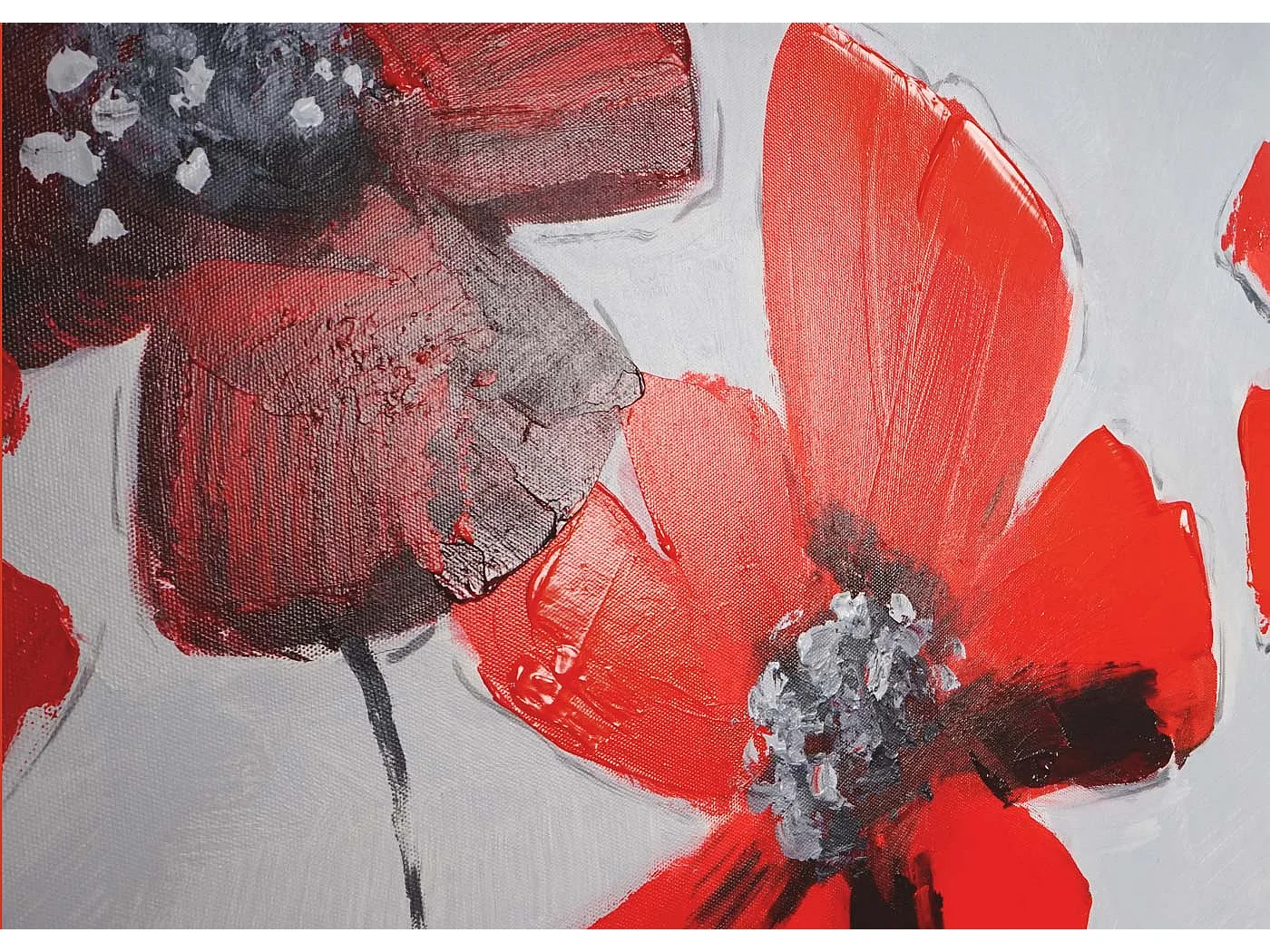 Ölgemälde Mohnblume handgemalt