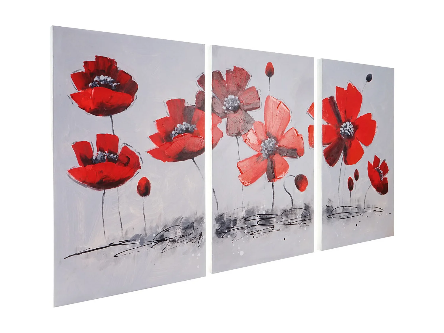 Ölgemälde Mohnblume handgemalt