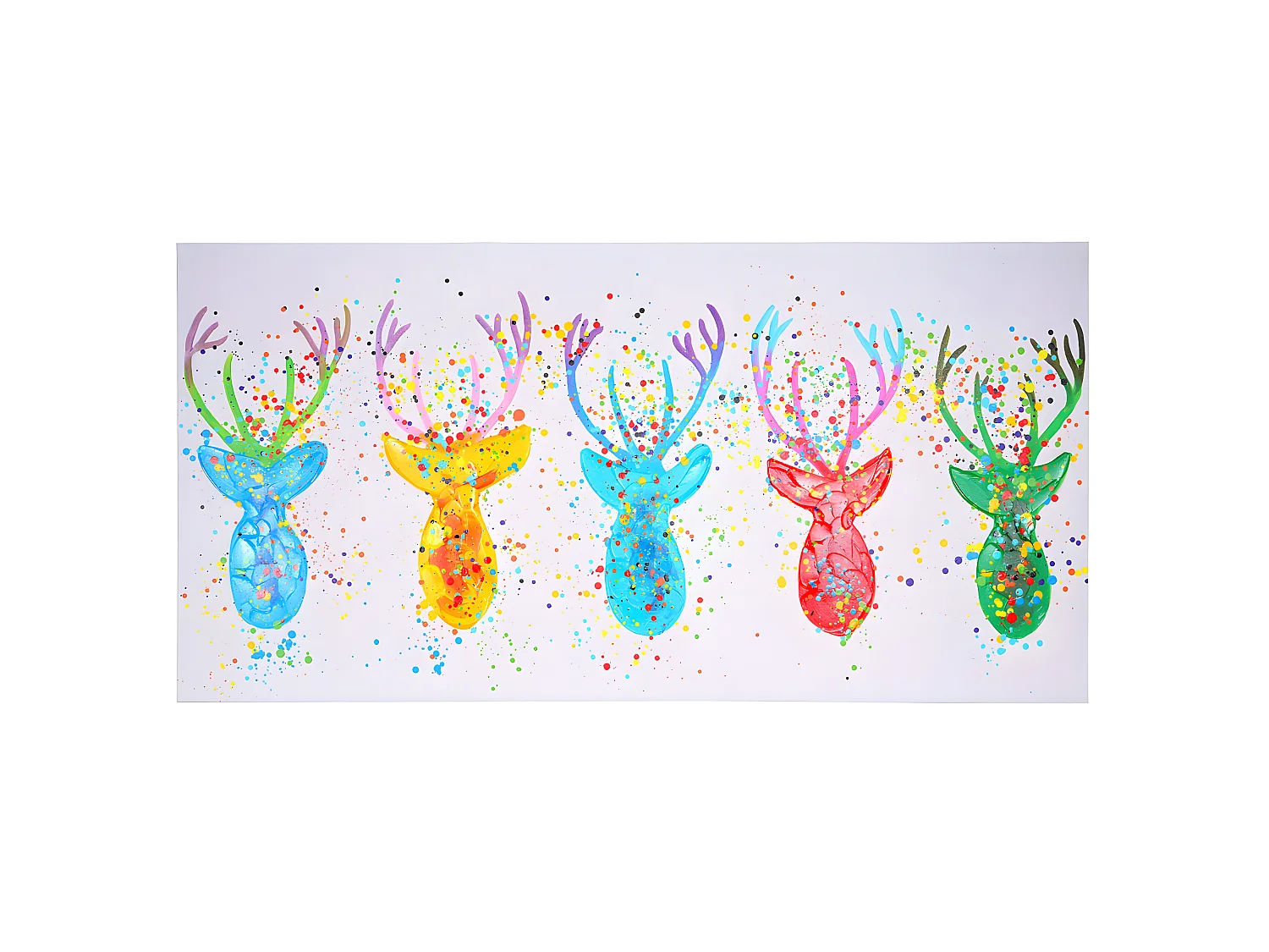 Pintura a óleo Veado II pintada à mão