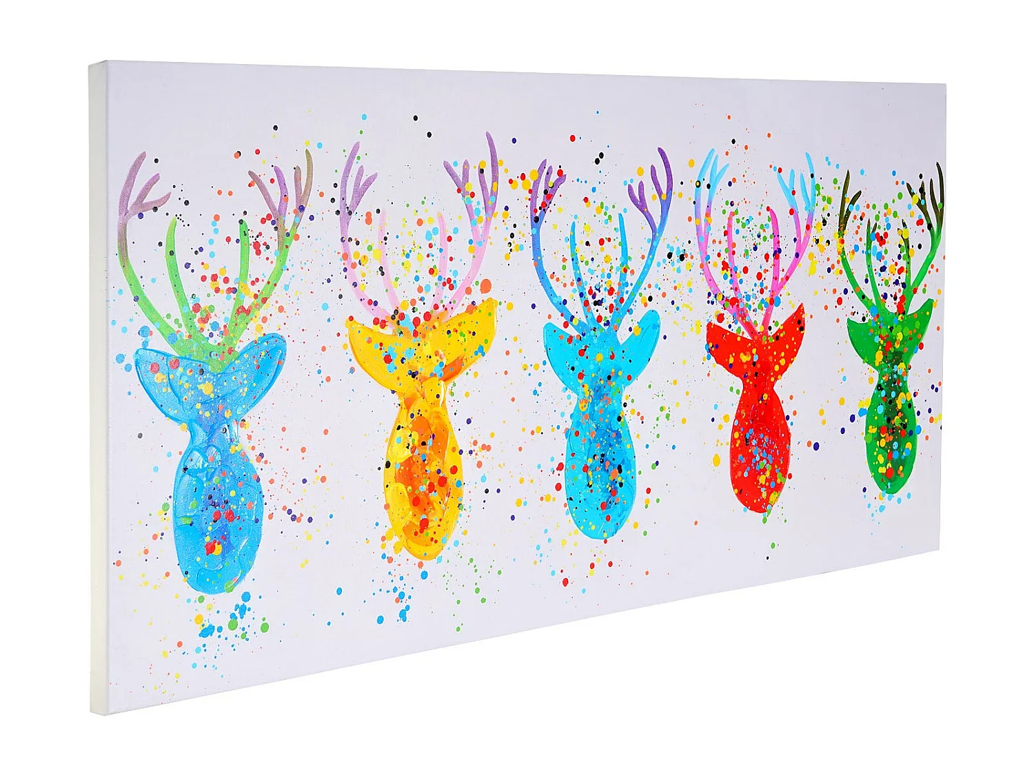 Peinture à l'huile Cerfs II peinte à la main