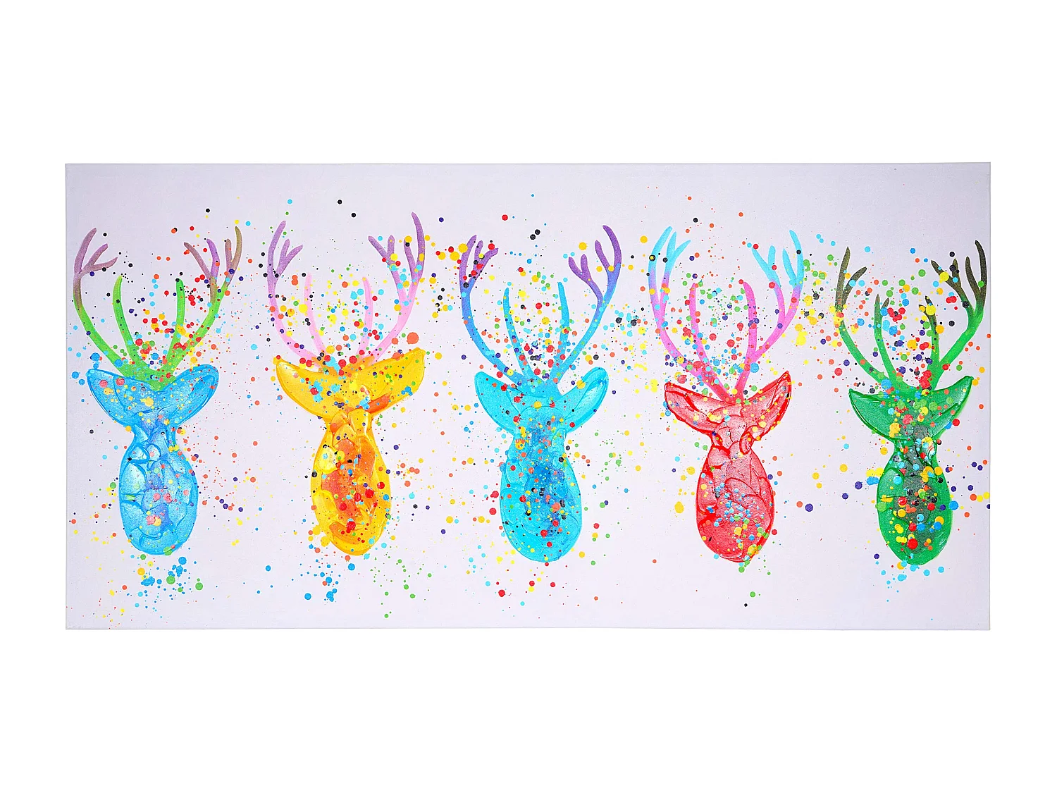 Ölgemälde Hirsche II handgemalt