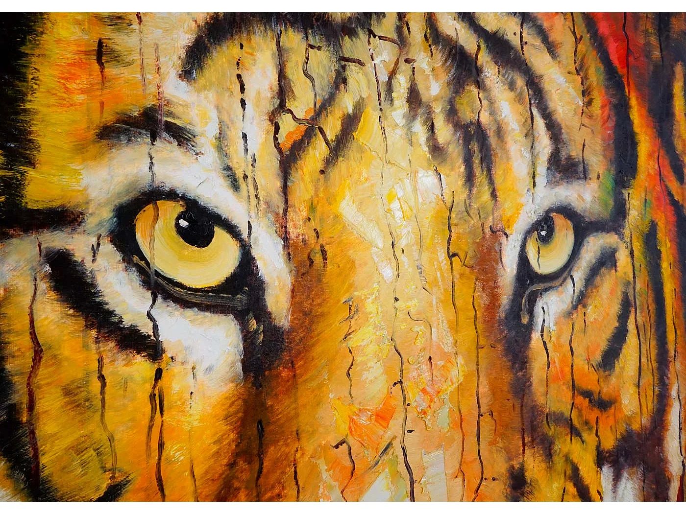 Ölgemälde Tiger handgemalt