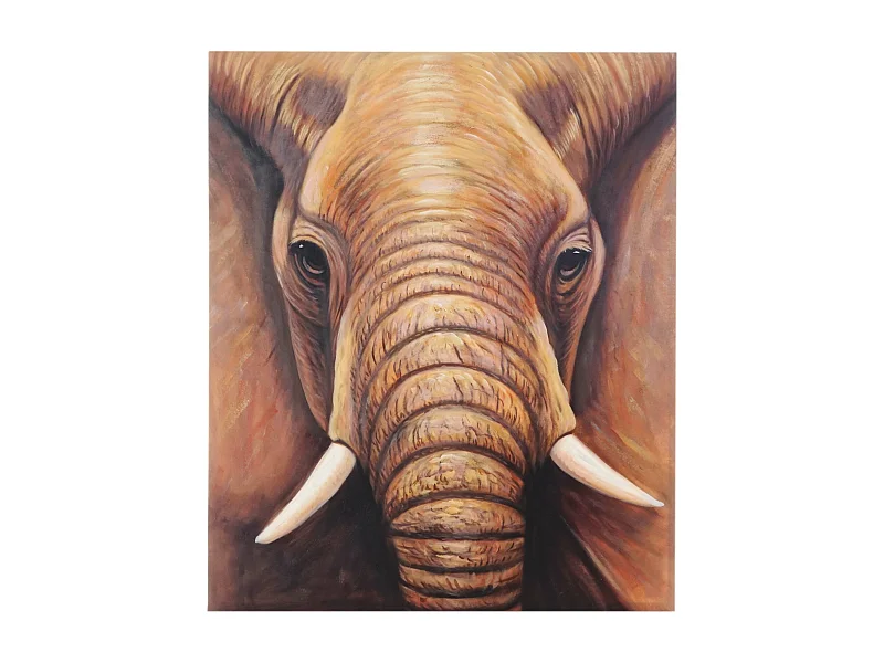 Ölgemälde Nahaufnahme Elefant handgemalt