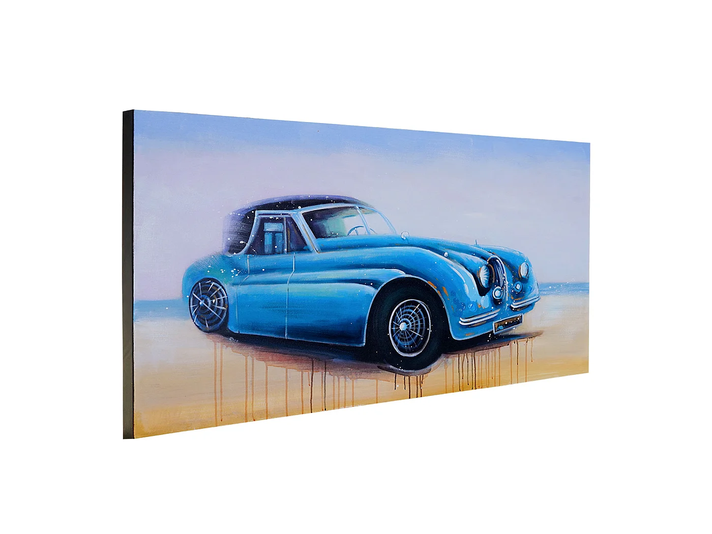 Olieverfschilderij Oldtimer, handgeschilderd