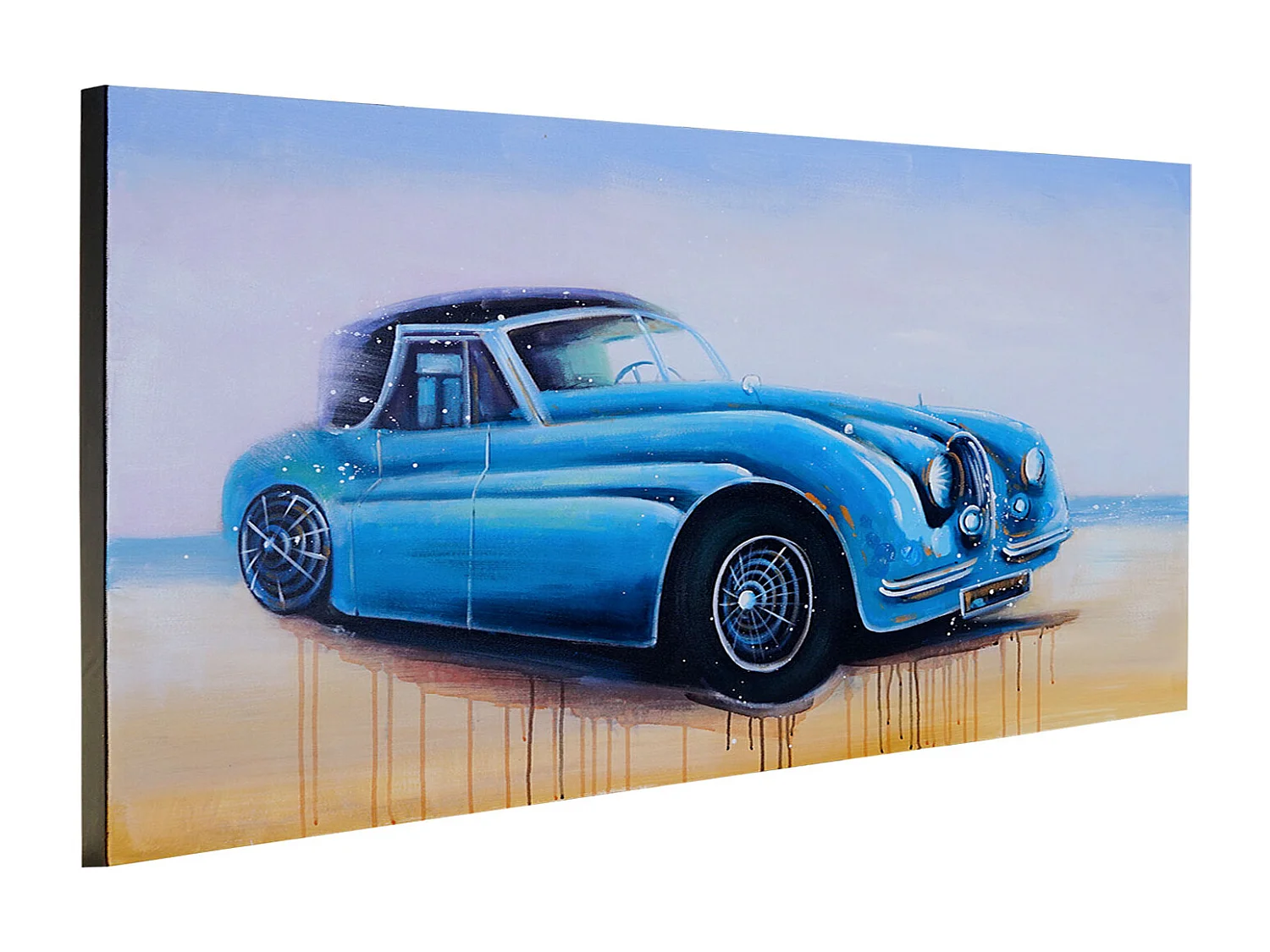 Ölgemälde Oldtimer handgemalt