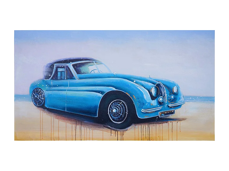 Ölgemälde Oldtimer handgemalt