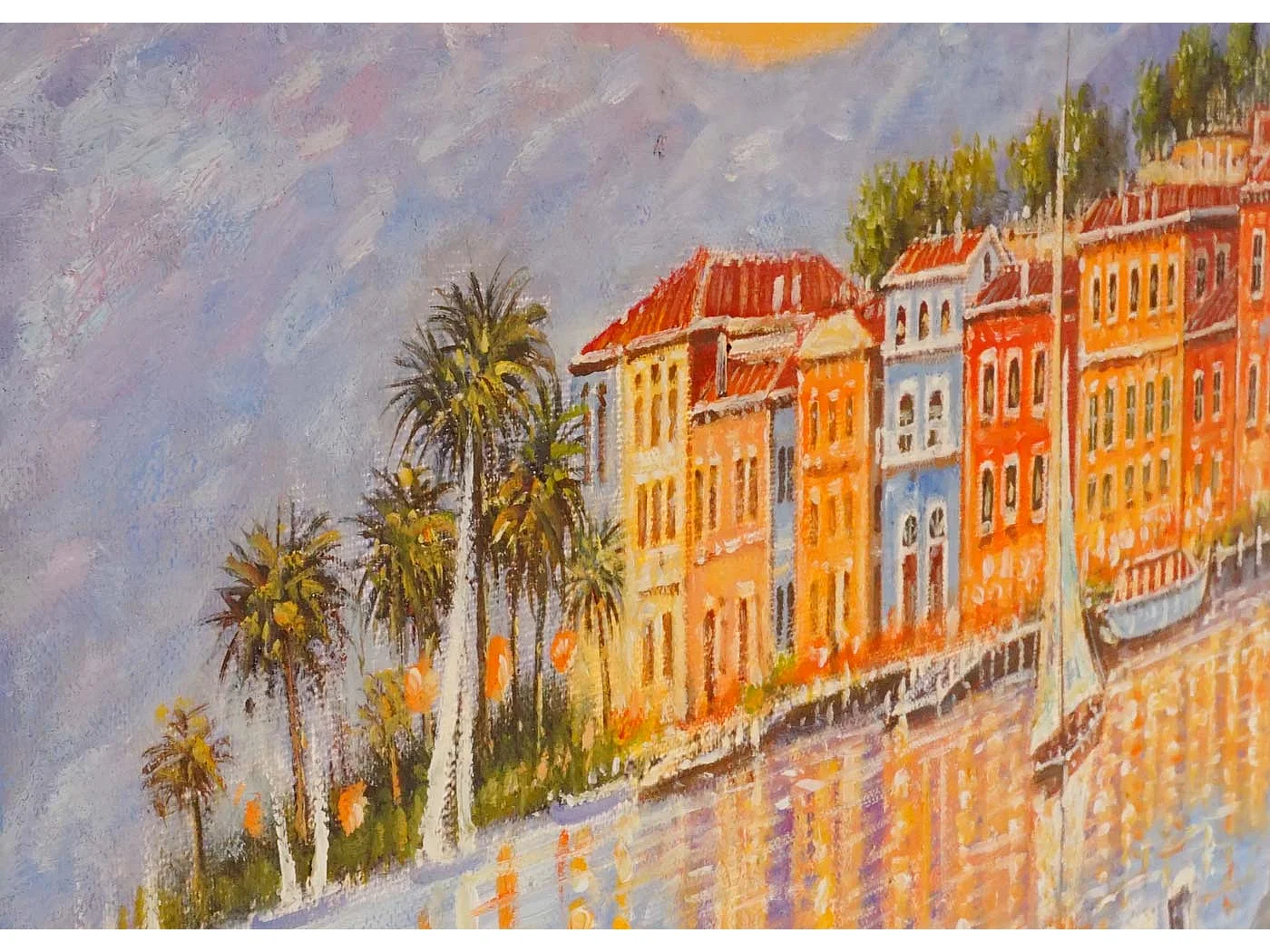 Peinture à l'huile réalisée à la main sur cÏ?te