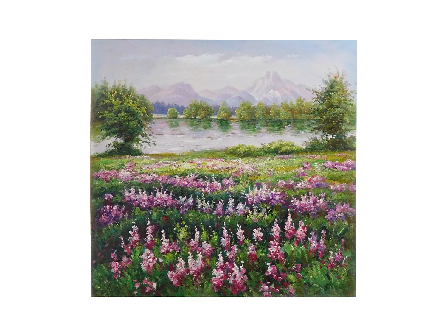 Ölgemälde Blumenwiese handgemalt