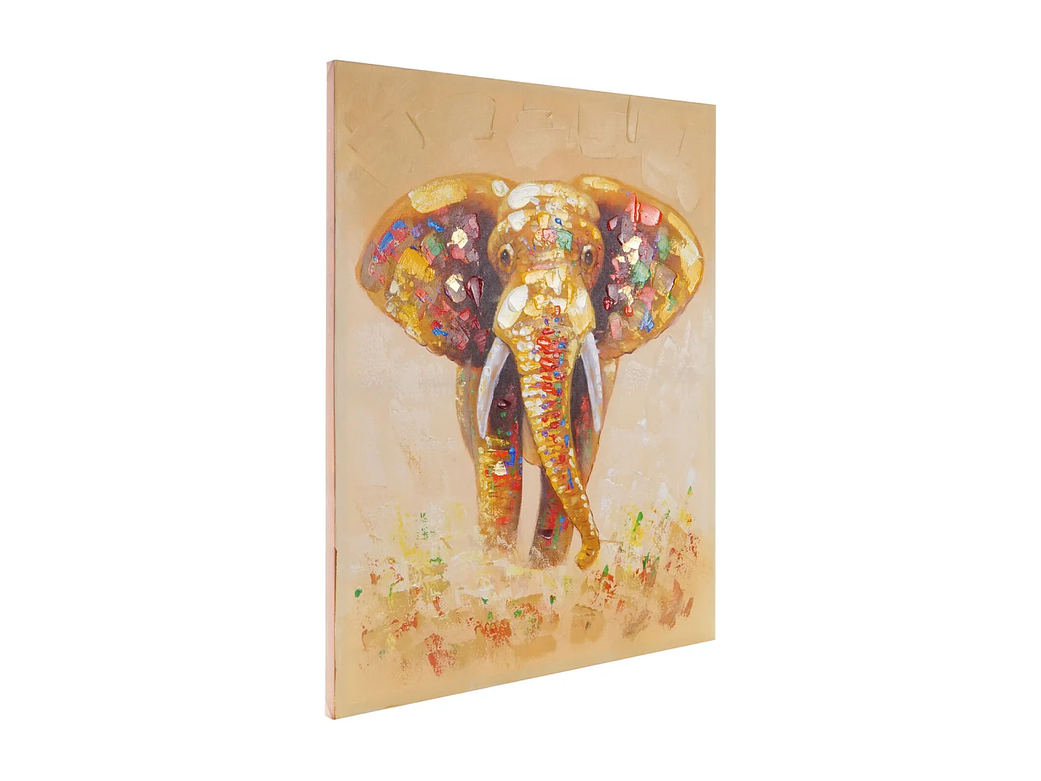 Ölgemälde Elefant handgemalt
