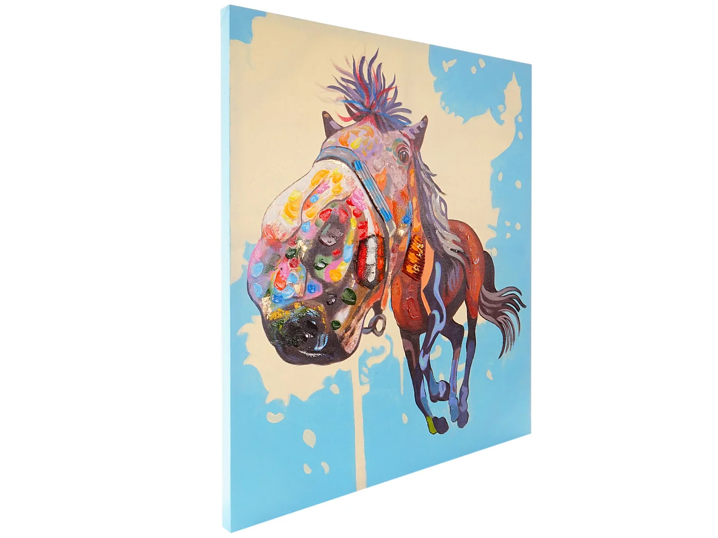 Peinture à l'huile Cheval