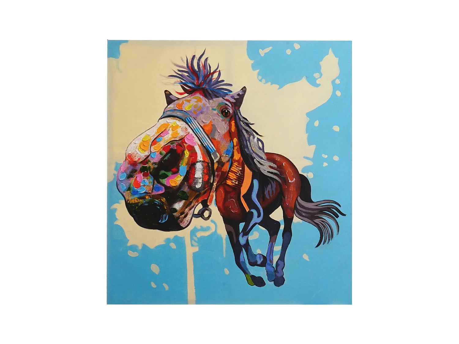 Olieverfschilderij paard