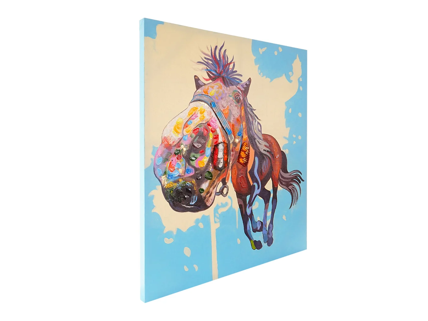 Olieverfschilderij paard