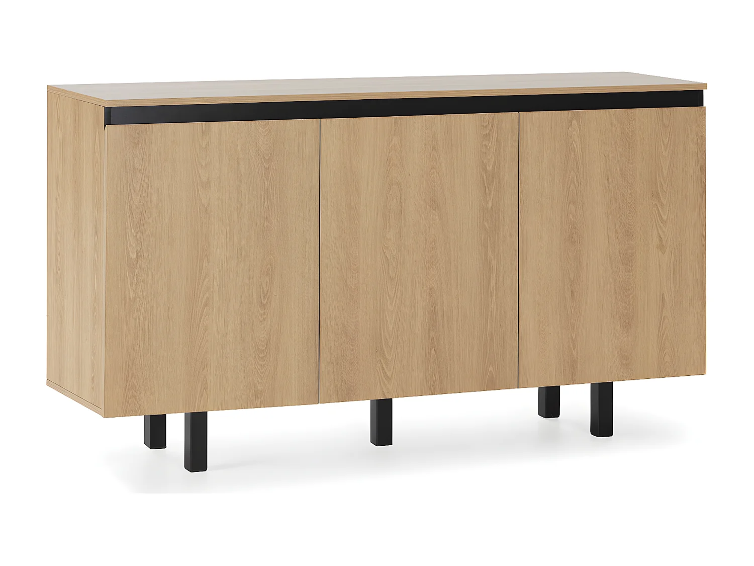 Sideboard Molina 3 türen eichefarben