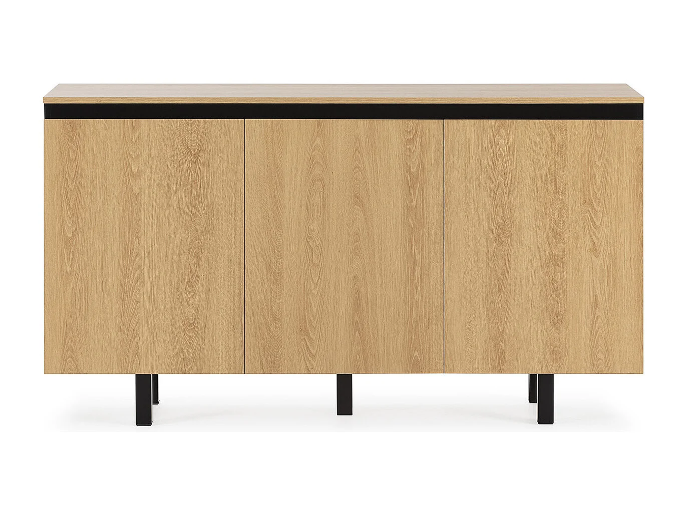 Bufet kuchenny Molina 3-drzwiowy kolor dębu