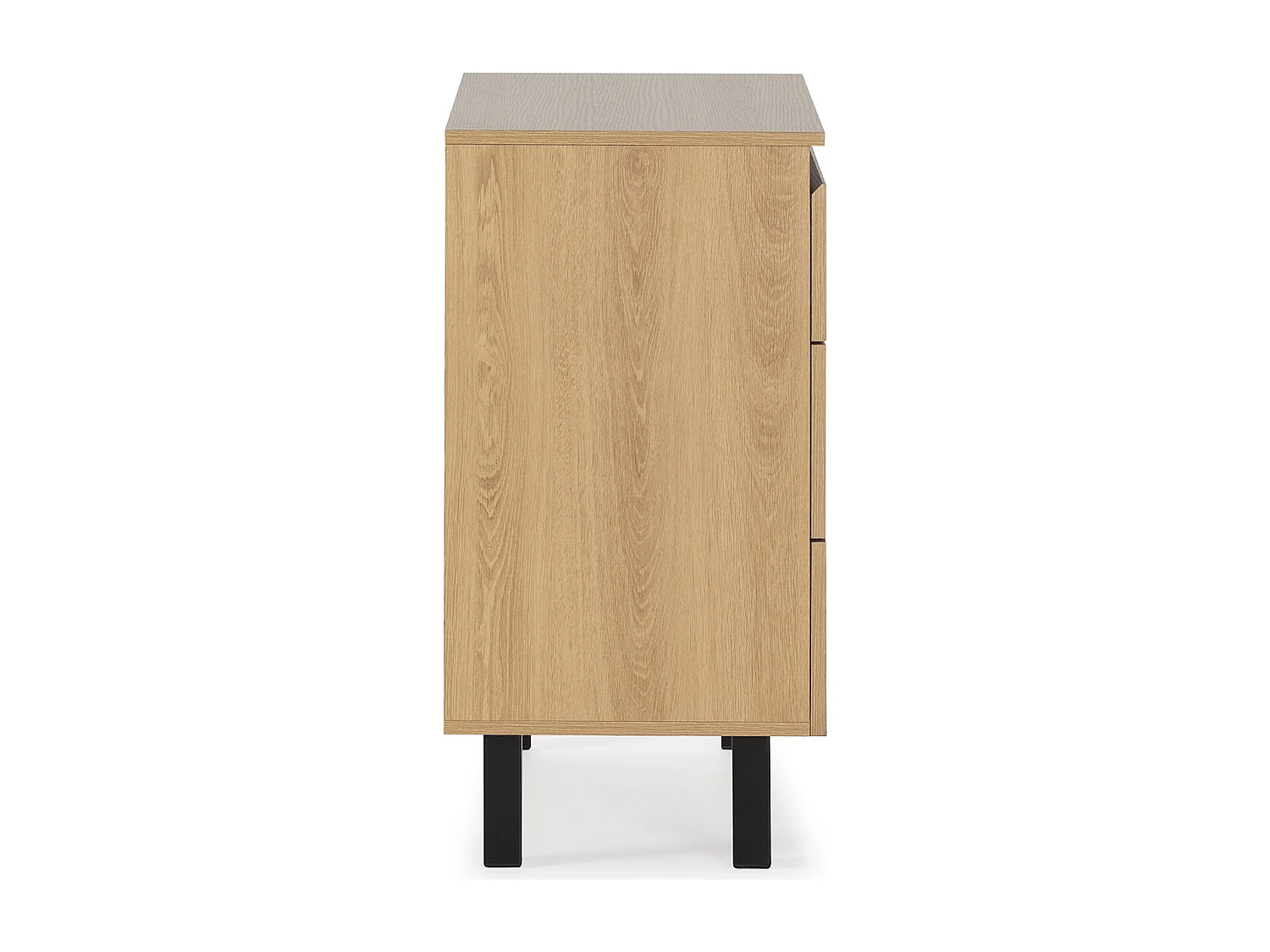 Kommode Molina 3 schubladen eichefarben