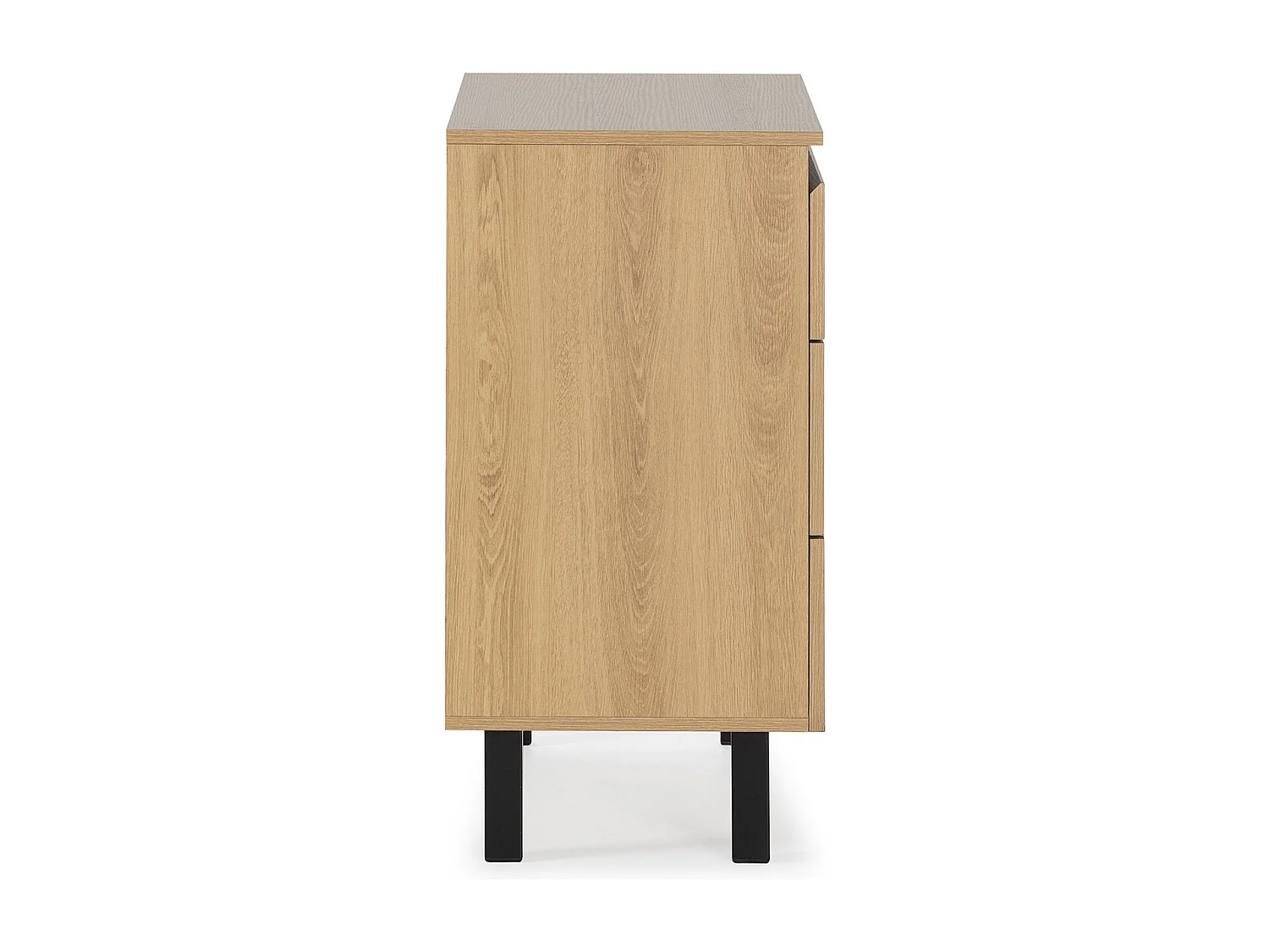 Commode de nuit Molina 3 tiroirs couleur chêne
