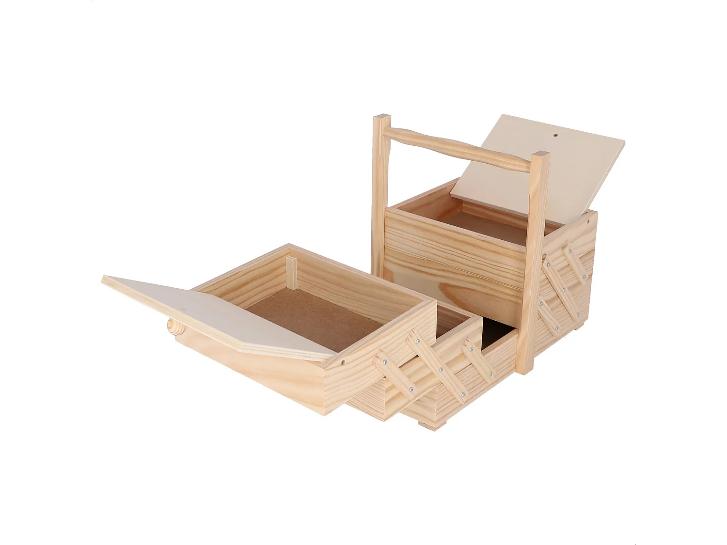 Boîte à couture vintage sans vernis