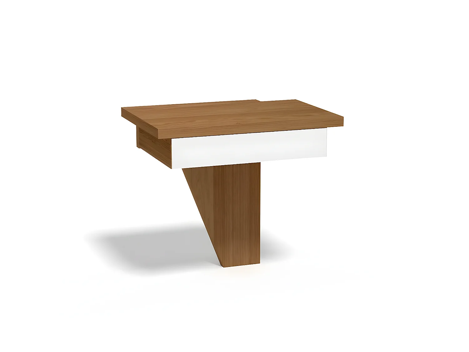 chevet suspendu 1 tiroir duo - havane