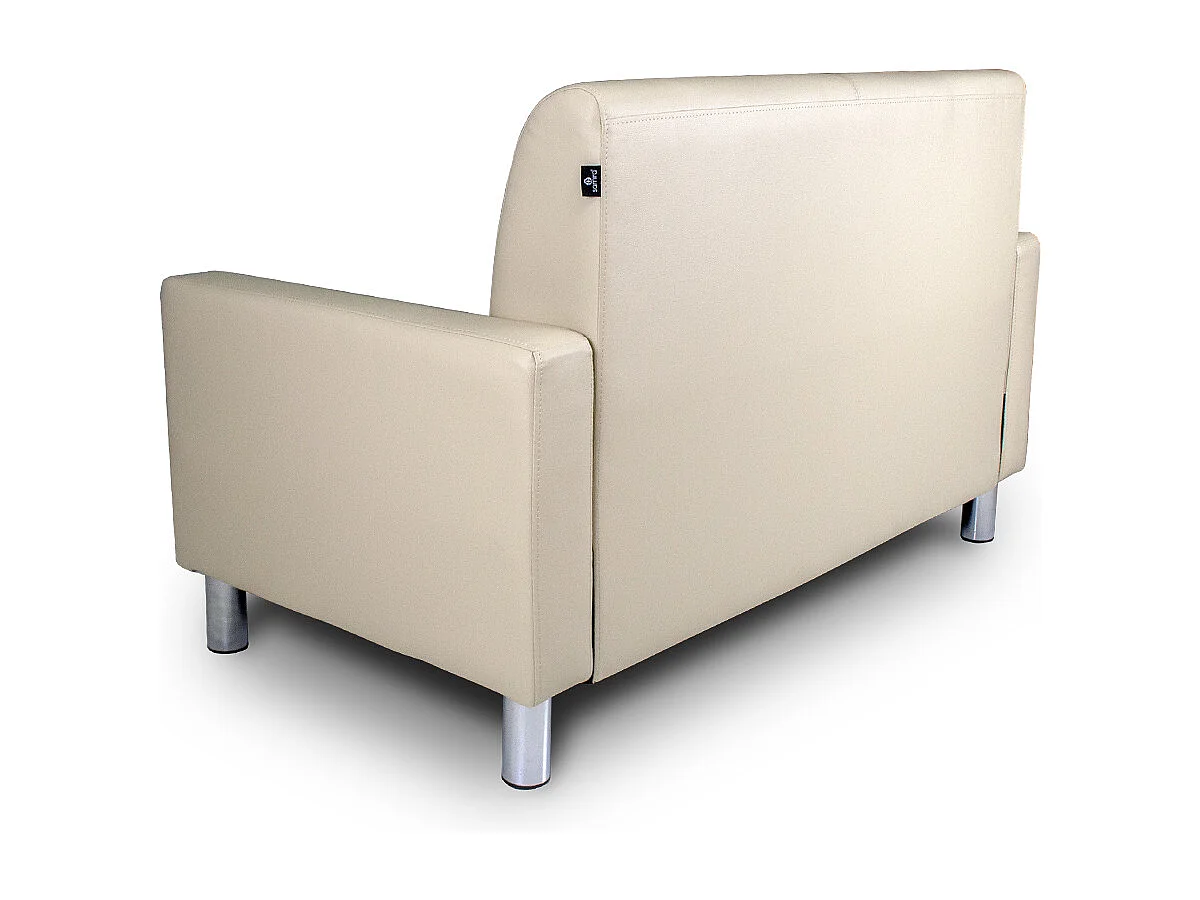 Divano 2 posti in ecopelle beige mod. Charlie