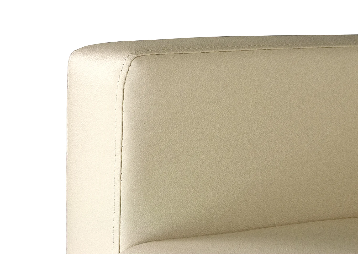 Divano 2 posti in ecopelle beige mod. Charlie