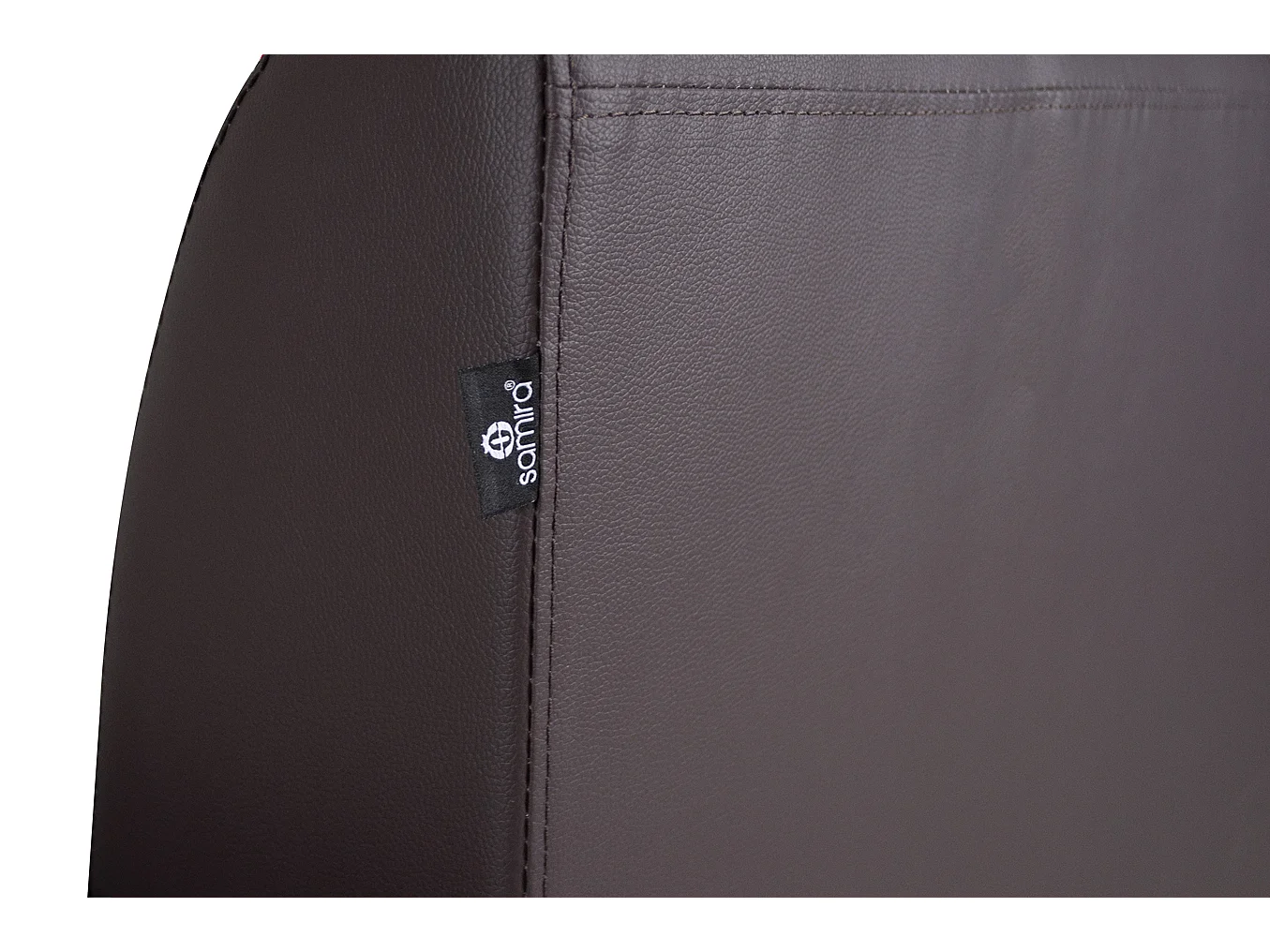 Divano 2 posti in ecopelle testa di moro mod. Charlie