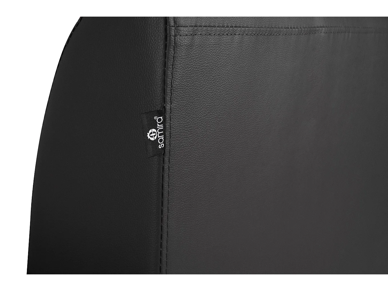 Divano 2 posti in ecopelle nero mod. Charlie