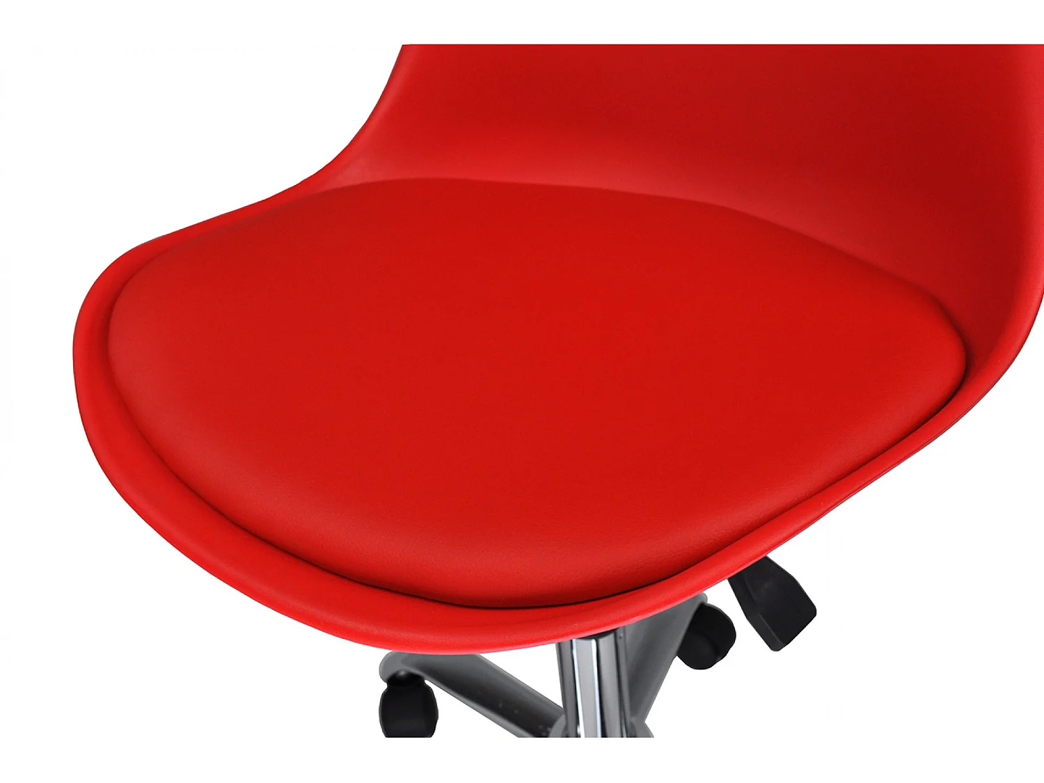 Sedia da ufficio girevole, sedia da rossa con rotelle mod. SALLY