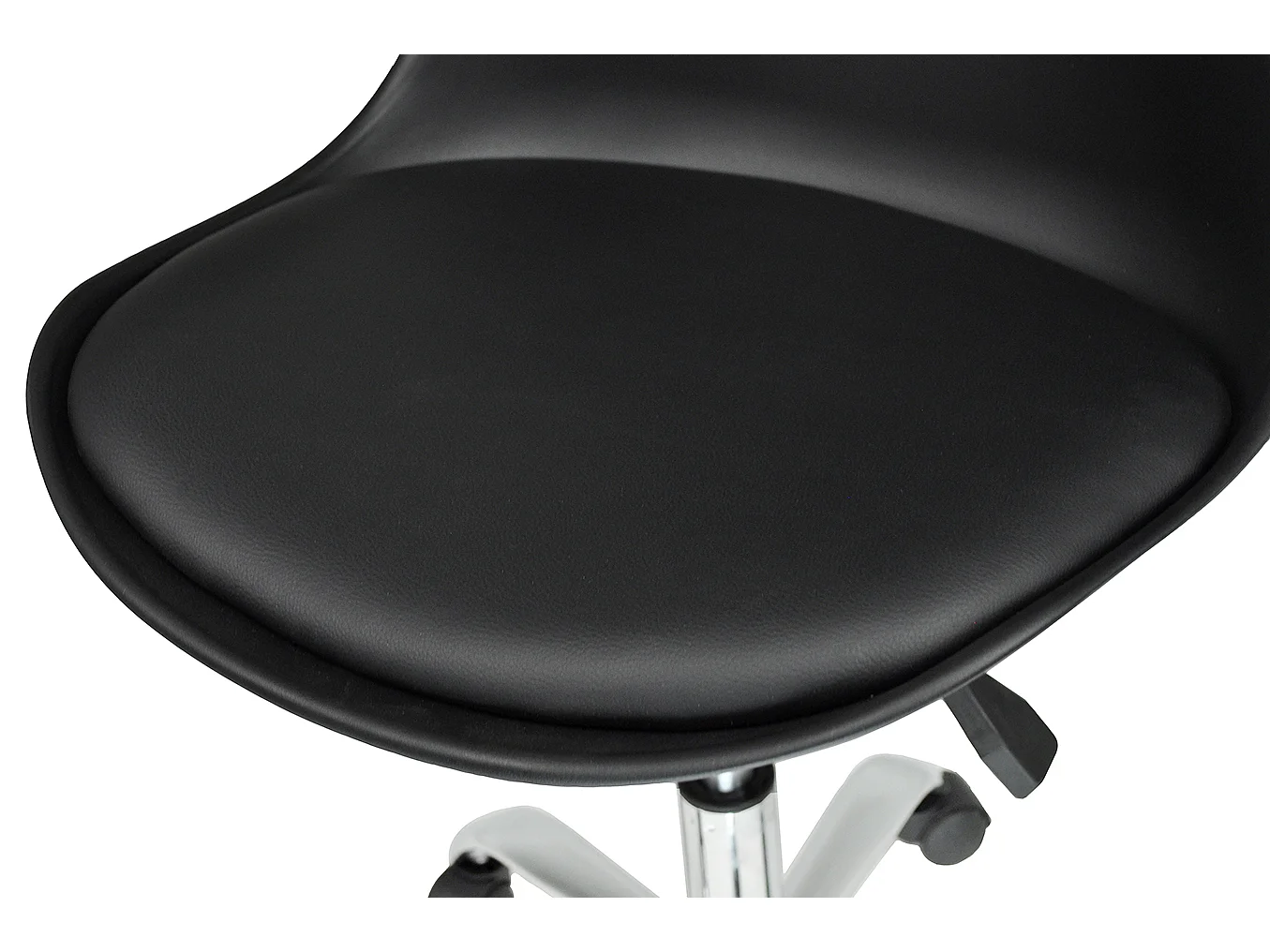 Sedia da ufficio girevole, sedia da nera  con rotelle mod. SALLY