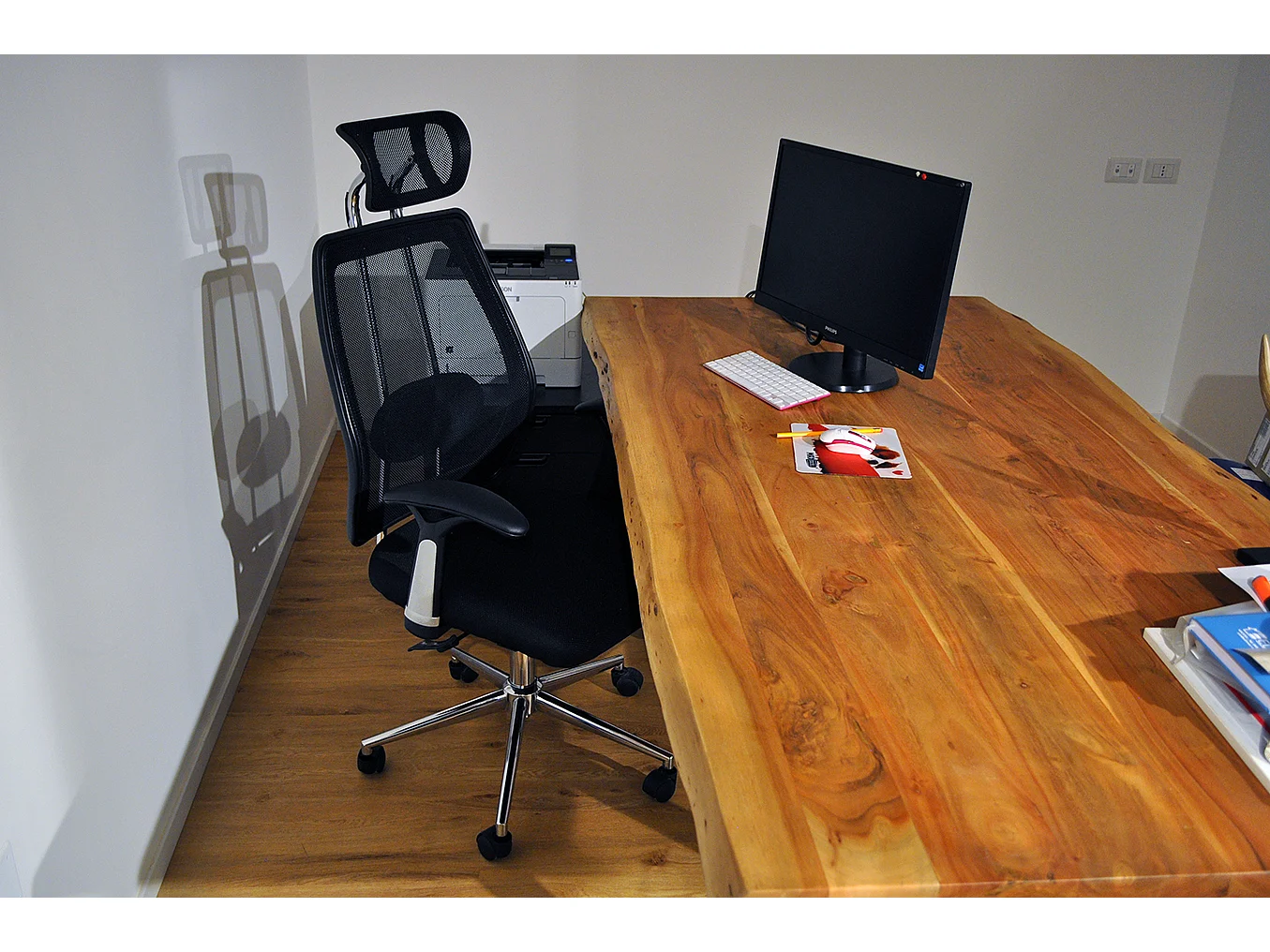 Poltrona presidenziale in tessuto nera mod. FIRENZE