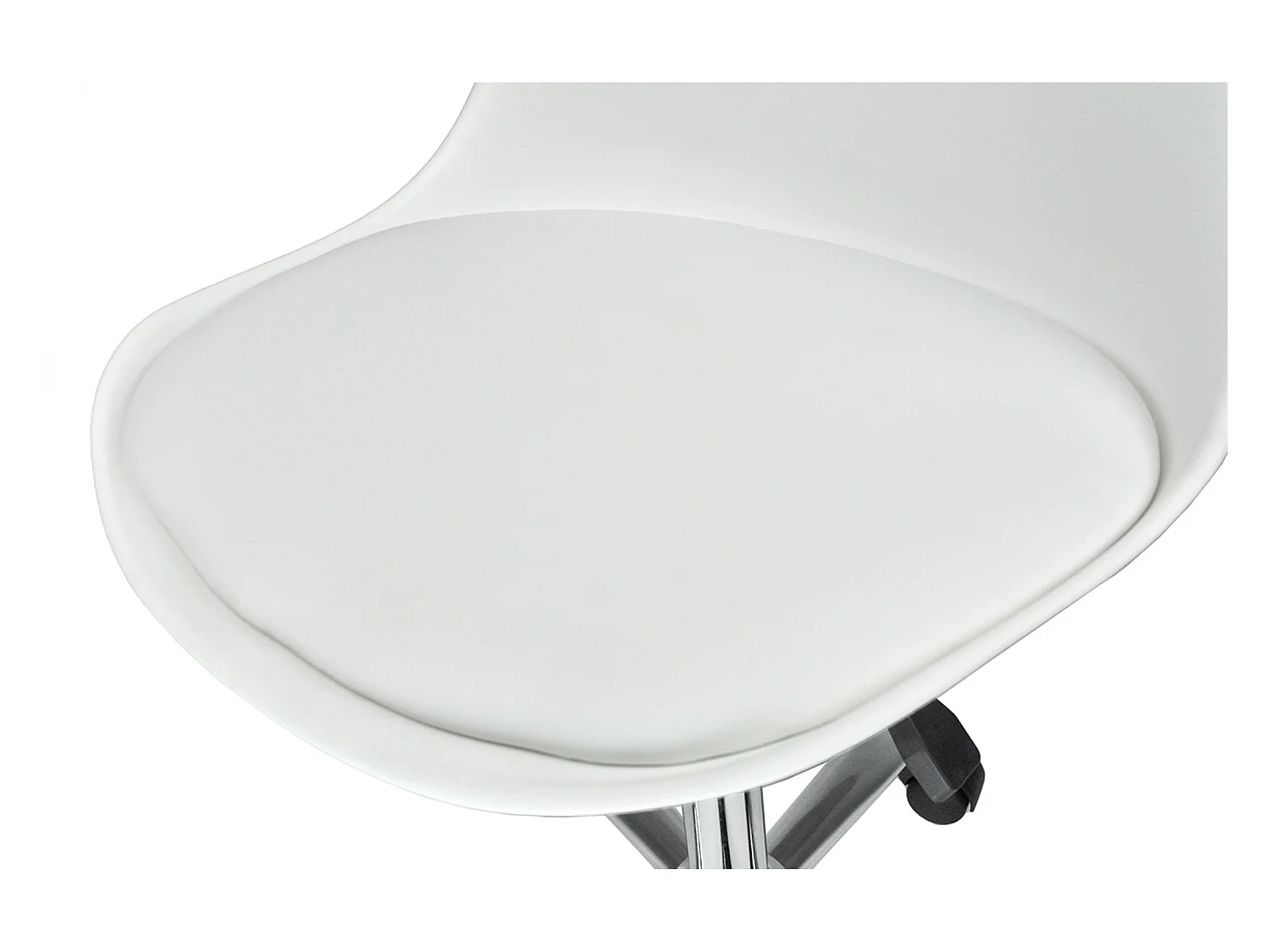 Sedia da ufficio girevole, sedia da bianca con rotelle mod. SALLY