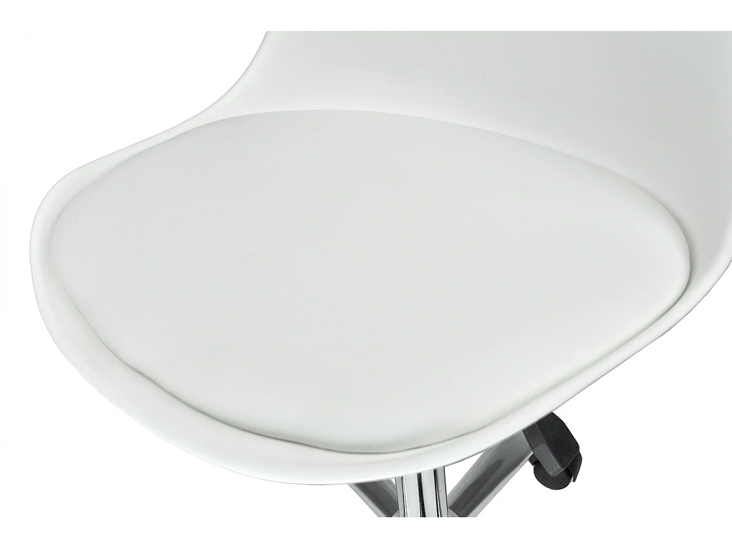 Sedia da ufficio girevole, sedia da bianca con rotelle mod. SALLY