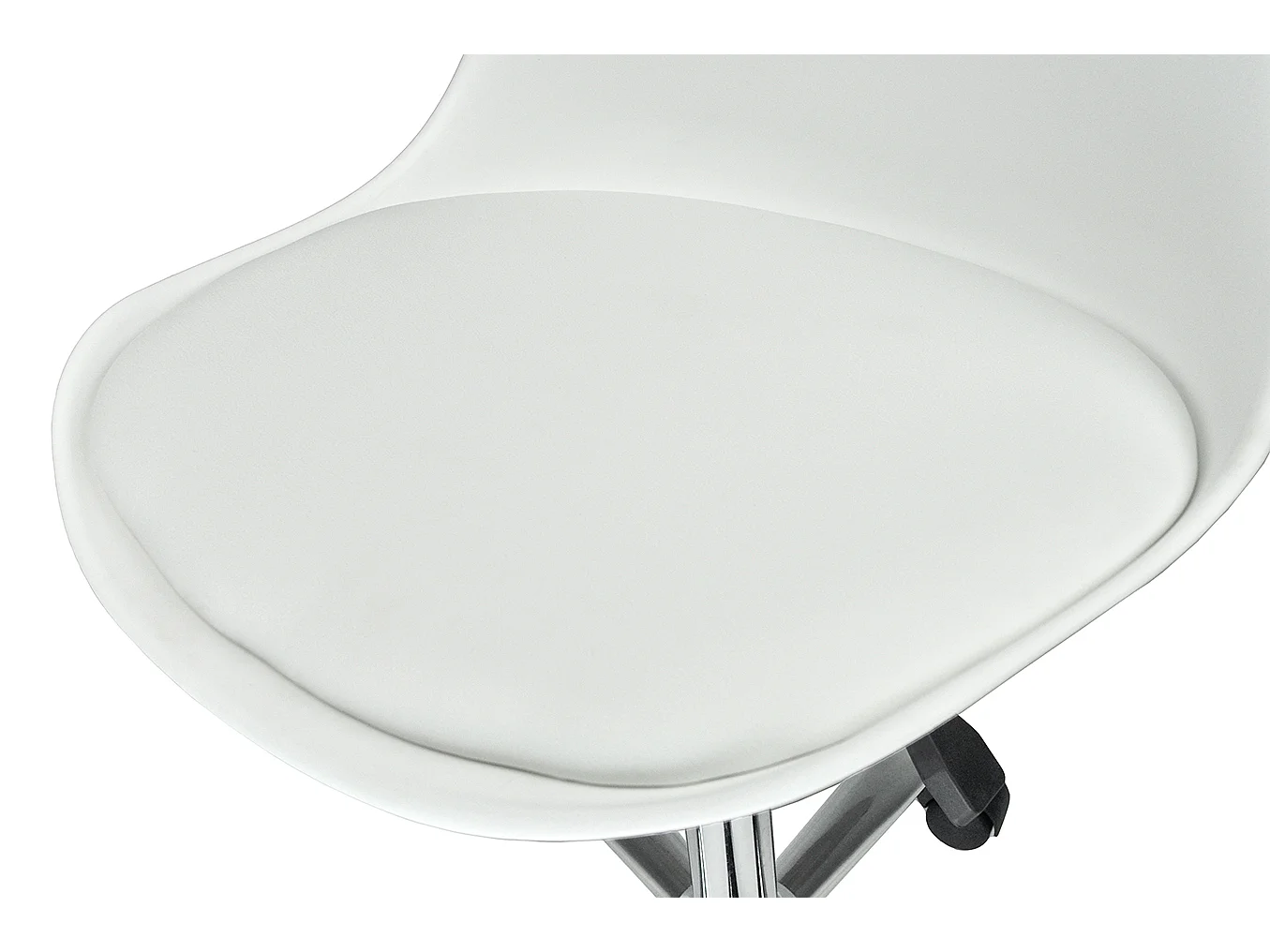 Sedia da ufficio girevole, sedia da bianca con rotelle mod. SALLY