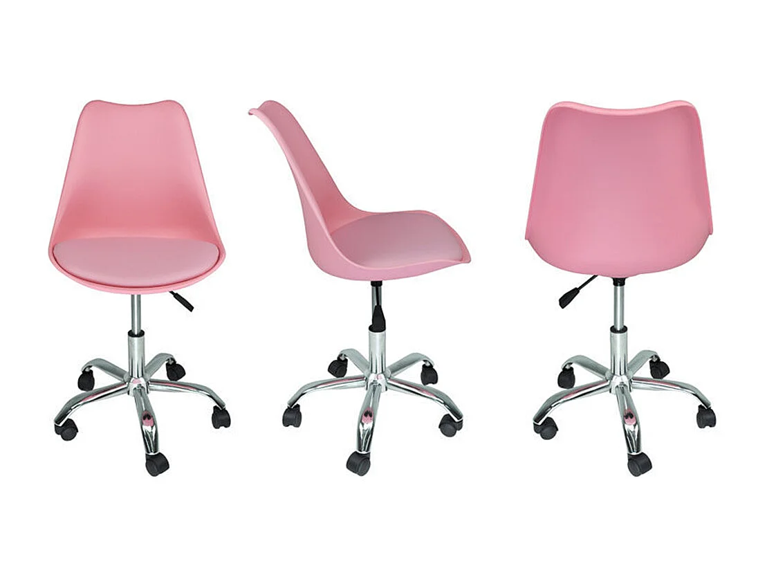 Sedia da ufficio girevole, sedia da rosa con rotelle mod. SALLY