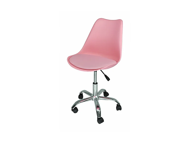 Sedia da ufficio girevole, sedia da rosa con rotelle mod. SALLY