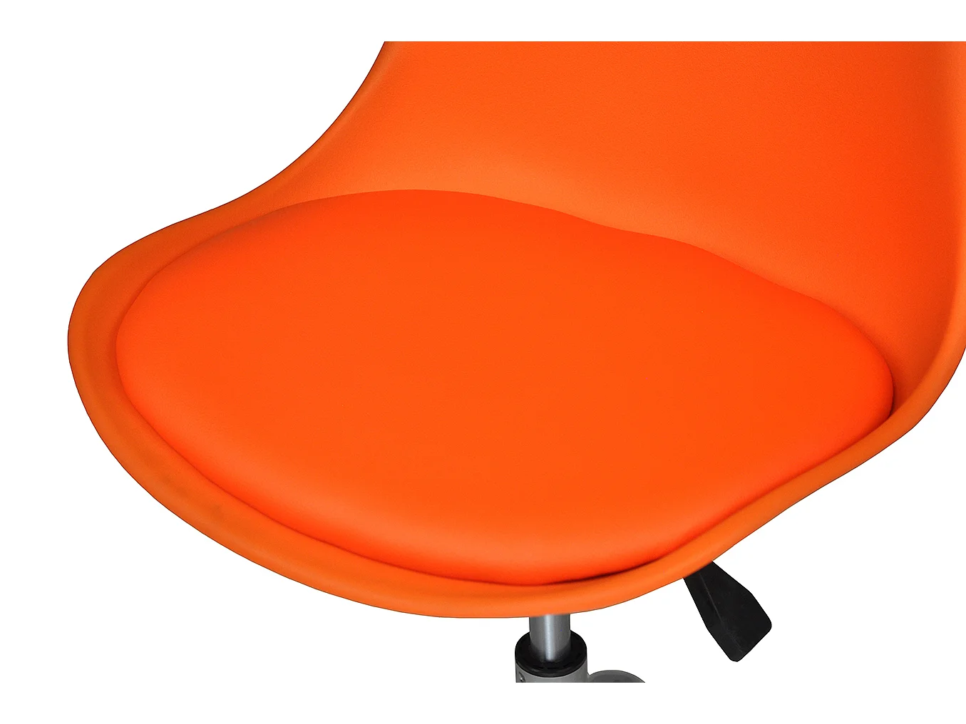 Sedia da ufficio girevole, sedia da arancione  con rotelle mod. SALLY